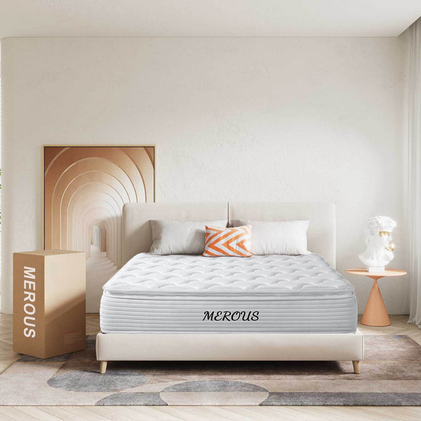 Matelas-Hybride-140x190-Mémoire-de-Forme-et-Ressorts-ensachés
