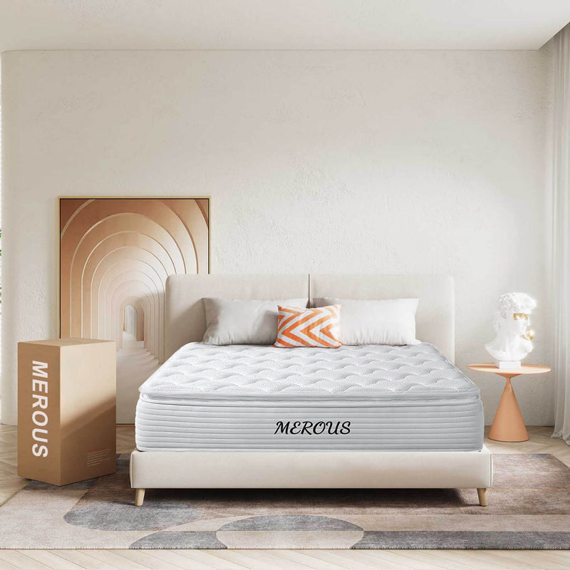 Matelas-Hybride-140x190-Mémoire-de-Forme-et-Ressorts-ensachés